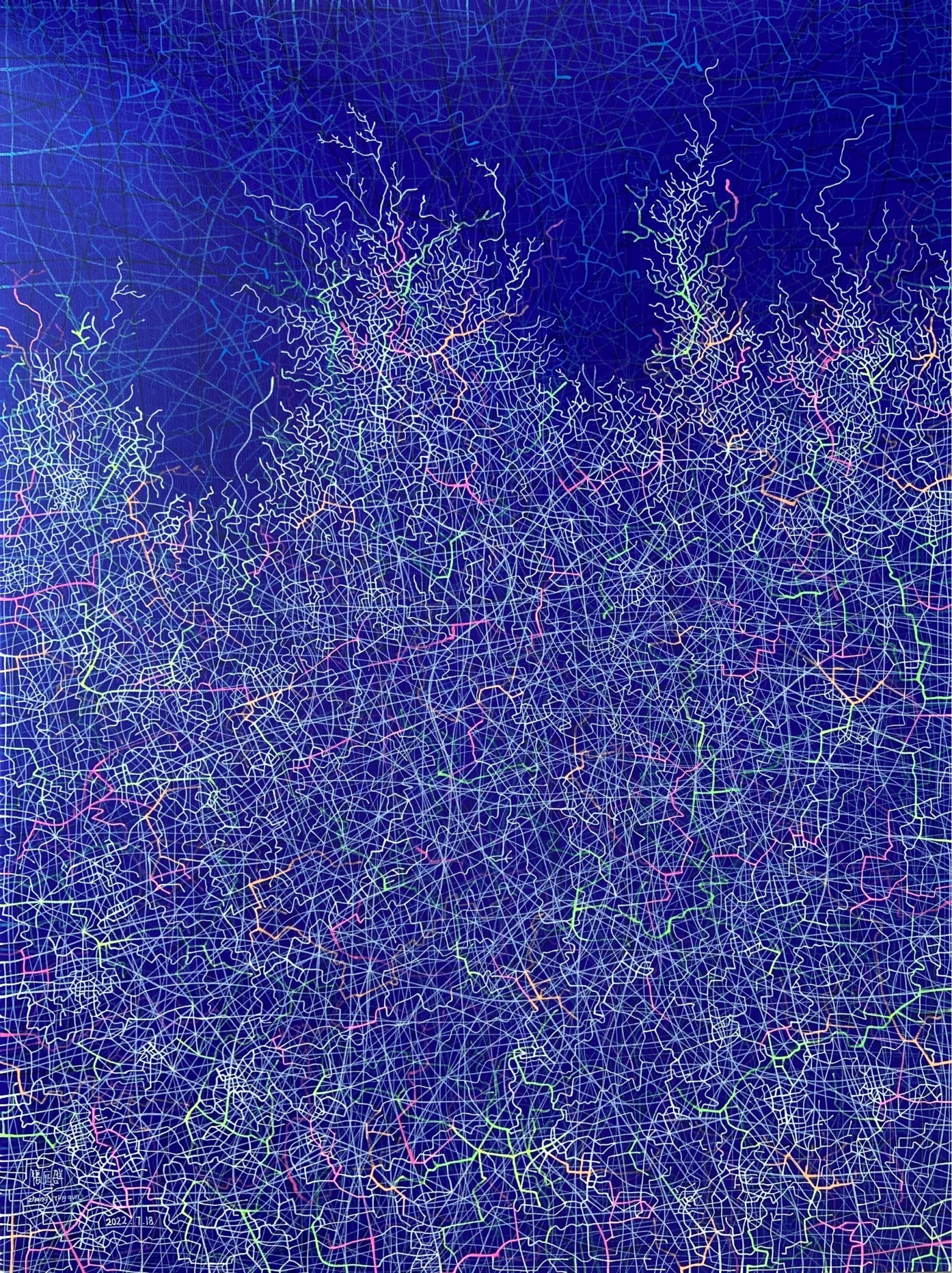 [2022.7.18] Linen acrylic，101.5X76CM