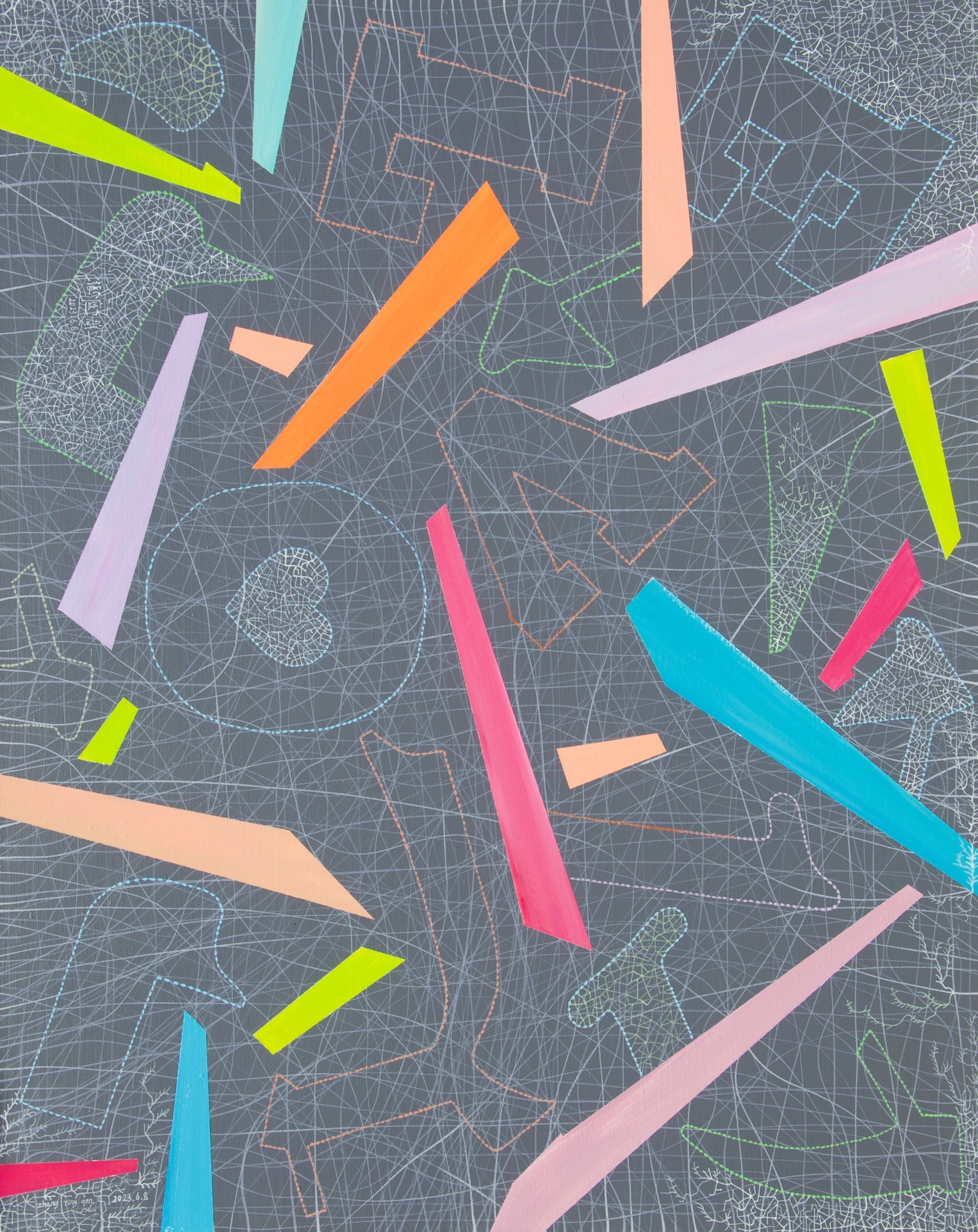 [2023.6.8] linen,acrylic,100X80CM