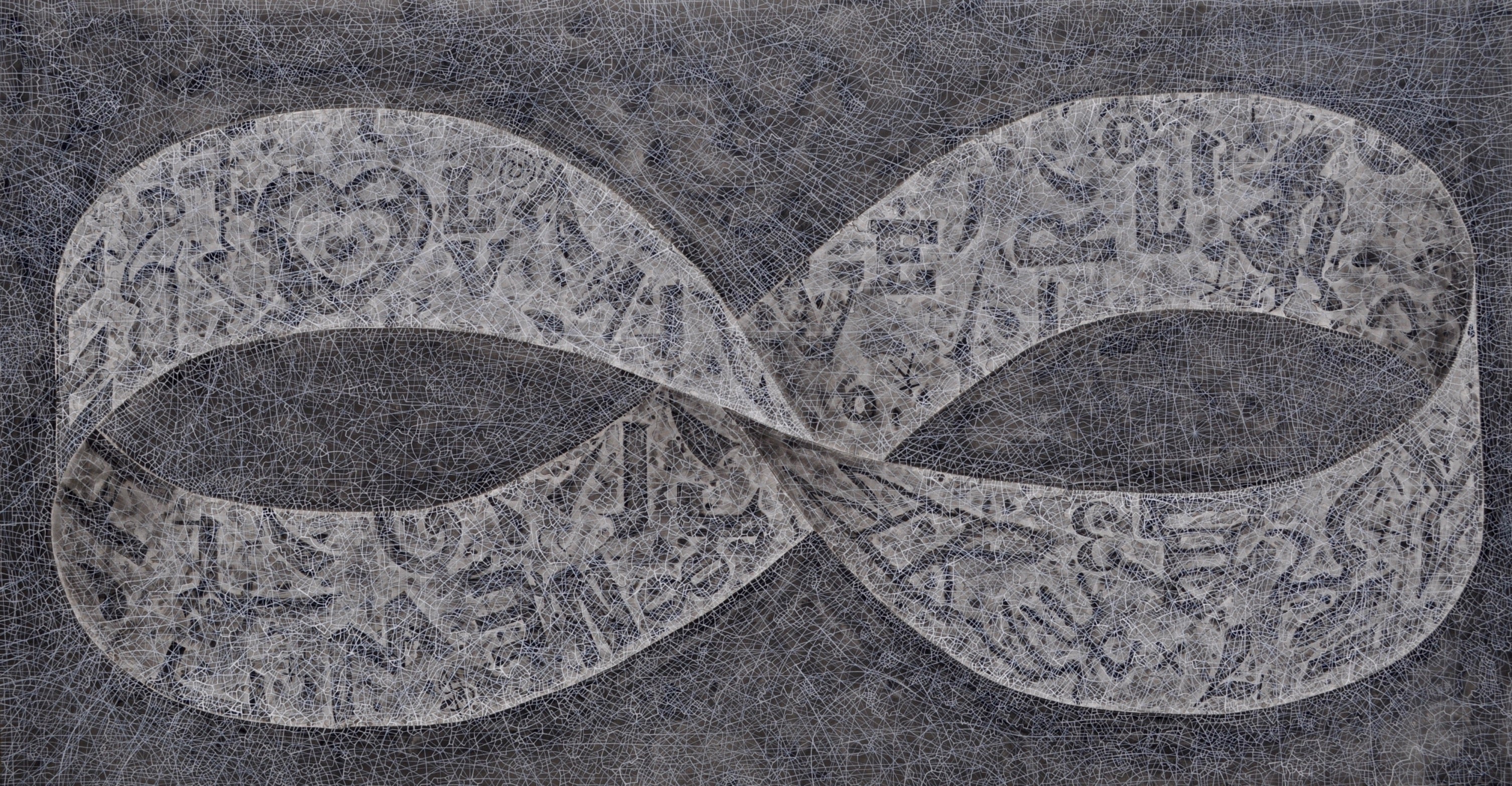 [TIME AND CIVILIZATION] linen,acrylic,244X130CM