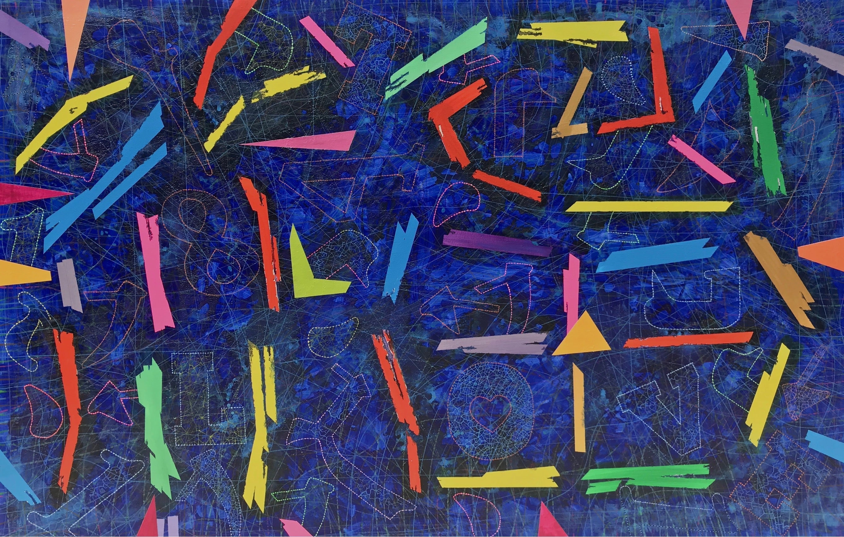 [blessing-2023.6.1] linen,acrylic,200X129CM