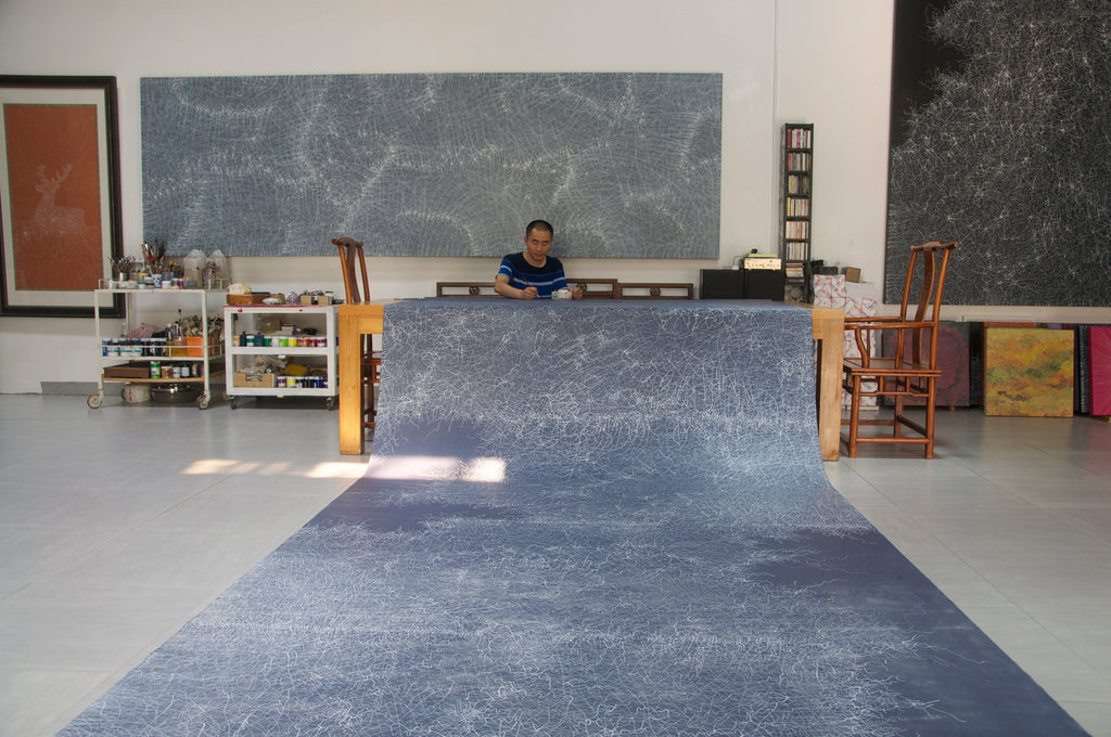 [2016.8.21] Canvas, Acrylic, Calligraphy Brush 160X95CM